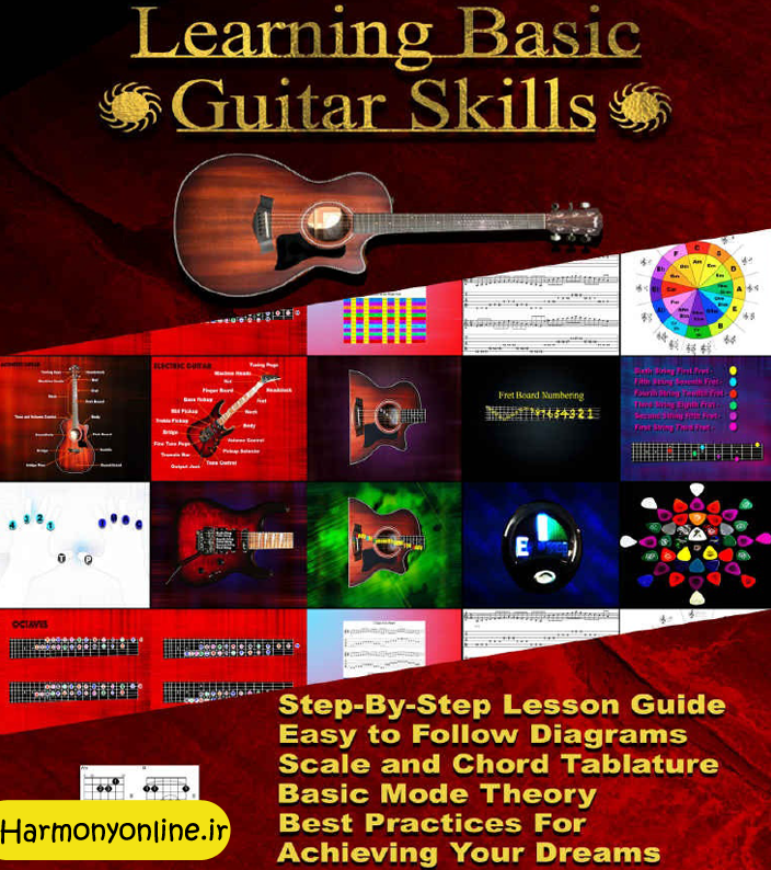 کتاب آموزش مهارت های پایه گیتار