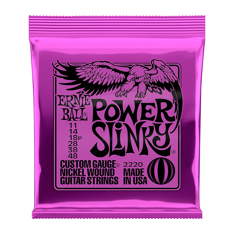 سیم گیتار ارنیبال مدل 2220 Power Slinky 11-48 - Ernie Ball