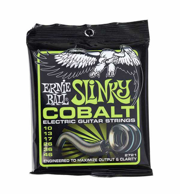 سیم گیتار الکتریک ارنیبال مدل 2721 Cobalt Regular Slinky 10-46 - Ernie Ball