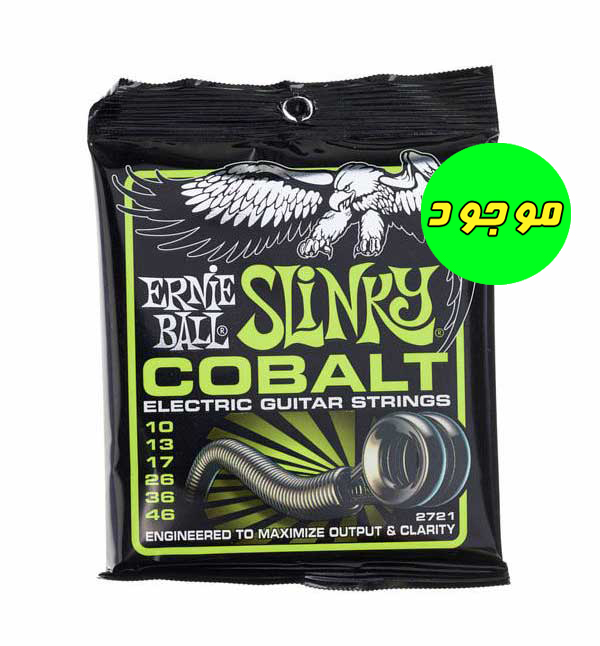 سیم گیتار الکتریک ارنیبال مدل 2721 Cobalt Regular Slinky 10-46 - Ernie Ball