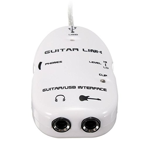 کابل تبدیل گیتار به USB کامپیوتر و خروجی هدفون Guitar to USB Adapter