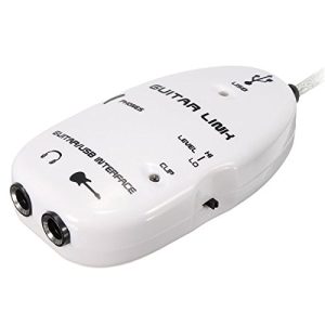 کابل تبدیل گیتار به USB کامپیوتر و خروجی هدفون Guitar to USB Adapter