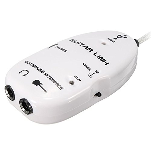 کابل تبدیل گیتار به USB کامپیوتر و خروجی هدفون Guitar to USB Adapter