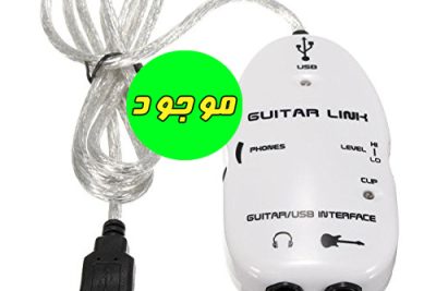 کابل تبدیل گیتار به USB کامپیوتر و خروجی هدفون Guitar to USB Adapter