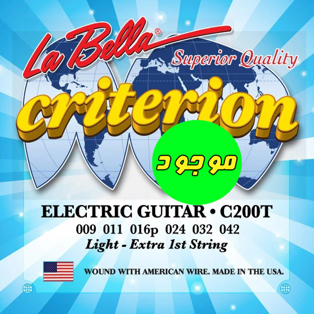 سیم گیتار الکتریک لابلا مدل Super Light C200TT 008-038 - LaBella