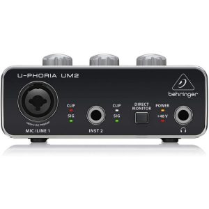 کارت صدای استودیو بهرینگر Behringer مدل UM2