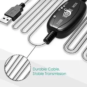 کابل مبدل USB to MIDI فرانت