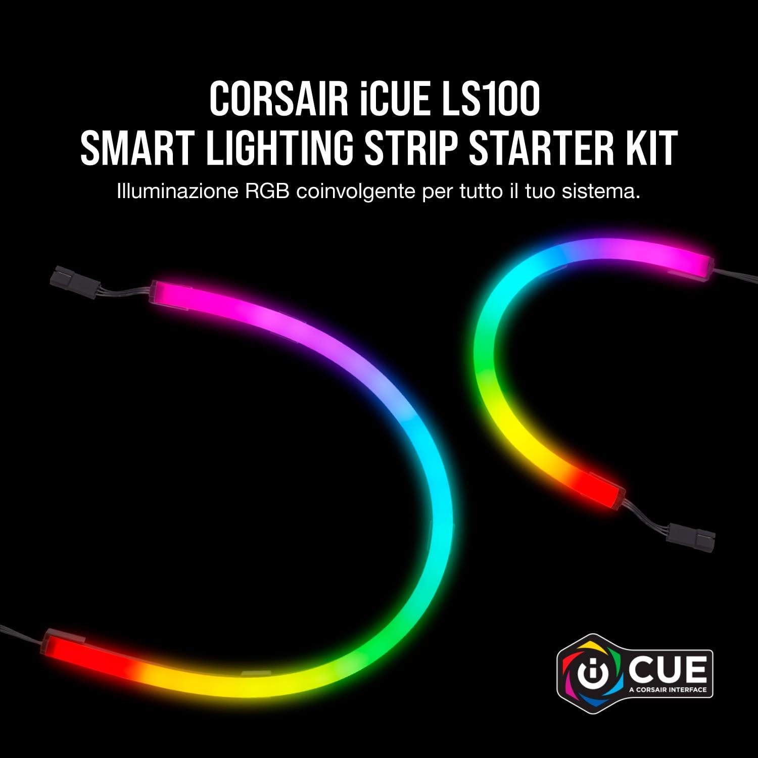 کیت نوار نورپردازی کورسیر مدل LS100 Smart Lighting Strip Starter Kit