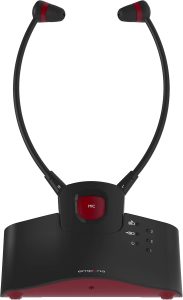 هدفون تلویزیون بی سیم Emporia | 70070 ،TVHP-20 با تقویت کننده شنوایی | باتری قابل شارژ