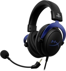 هدست (هدفون) گیمینگ HyperX Cloud ، دارای مجوز رسمی پلی استیشن، برای PS5 و PS4، میکروفون حذف نویز