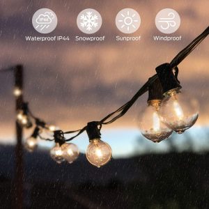 ریسه نوری خورشیدی OxyLED – چراغ 22 عددی LED ضدآب با شارژ خورشیدی و USB، مناسب برای حیاط، باغ، بالکن و جشن‌ها