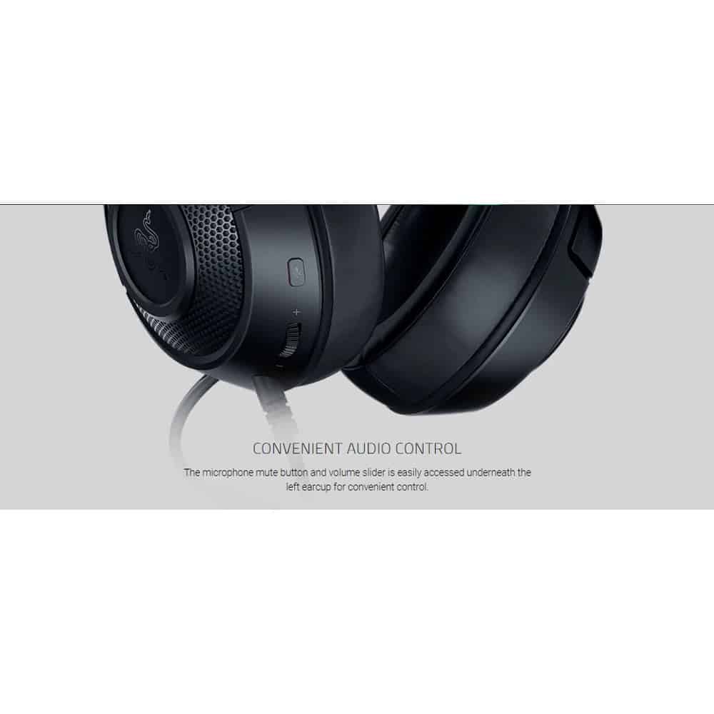 هدست گیمینگ باسیم ریزر مدل Kraken Black – مشکی