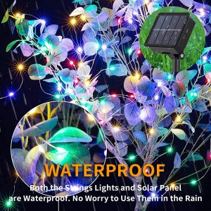 ریسە چراغ‌های خورشیدی 14 متر و 240 LED مدل OWWASD Outdoor Solar Fairy Lights