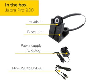 هدفون بی سیم میکروفون دار جبرا Jabra PRO 930 Duo MS