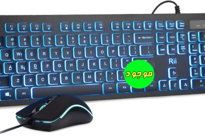 کیبورد و ماوس سه رنگ مدل Rii RK105