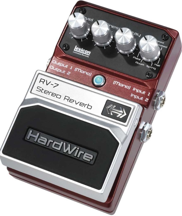 پدال ریورب استریو DigiTech HardWire RV-7
