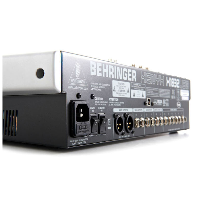 میکسر 18 کاناله Behringer XENYX X1832USB با پری امپ میکروفون XENYX و کمپرسور