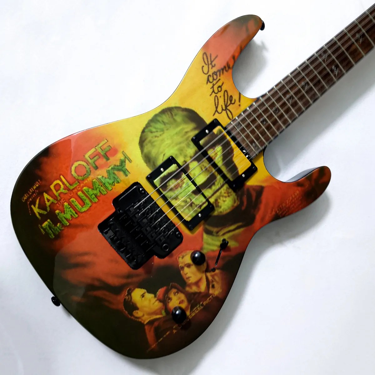 گیتار الکتریک Kirk Hammett Signature - Karloff The Mummy Electric Guitar