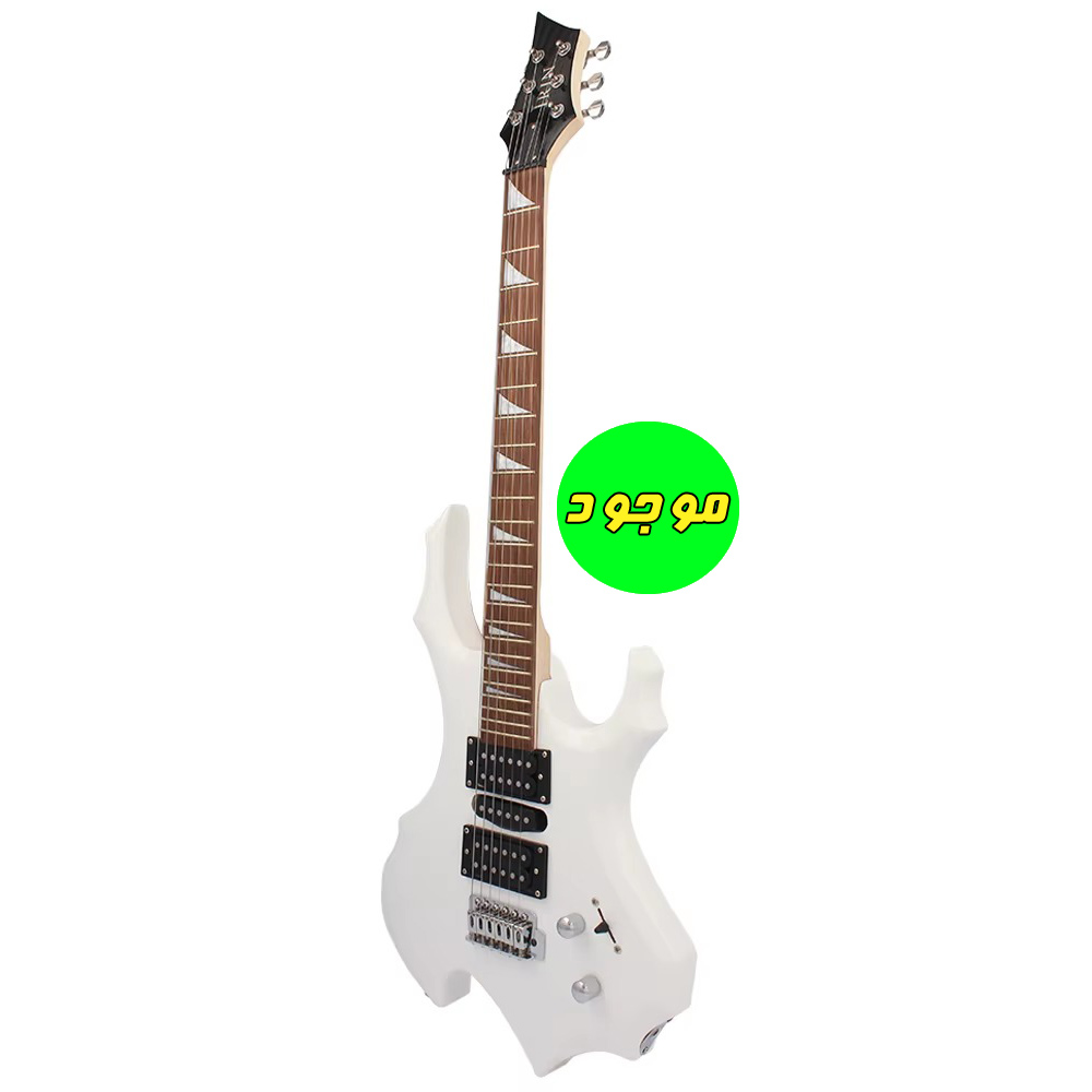 گیتار الکتریک IRIN Flame-shaped Electric Guitar R-180 رنگ سفید