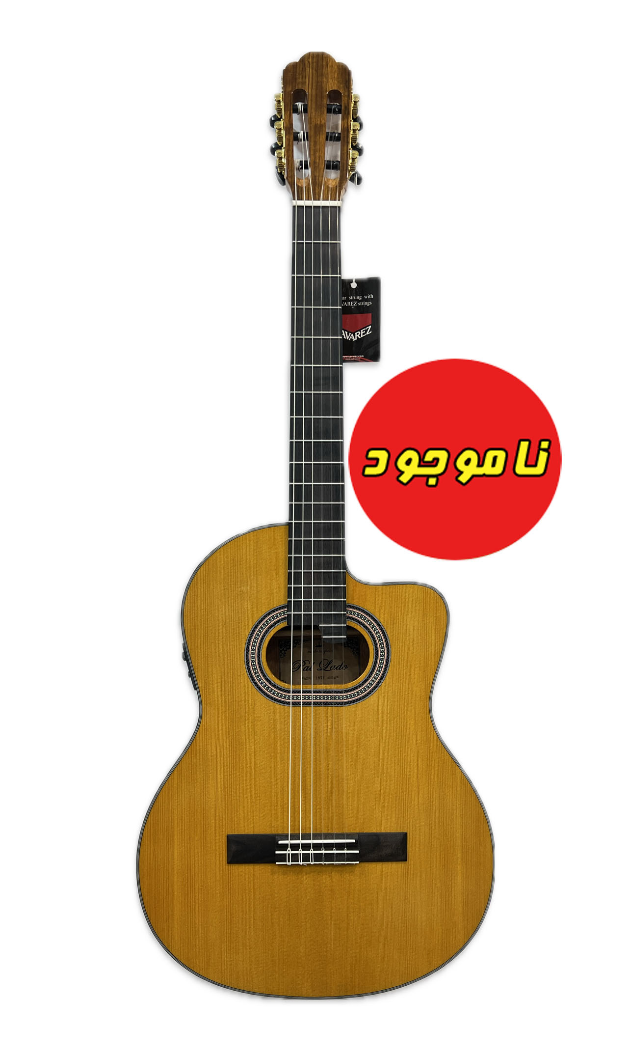 گیتار حرفه ای تین بادی پالادو CG90 کات اوی رنگ براق