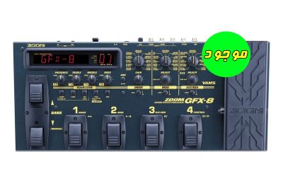 مالتی افکت گیتار زوم مدل GFX8 - کارکرده بسیار تمیز